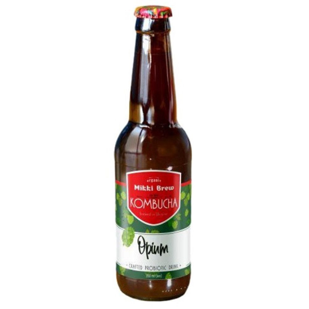 Напій б/а с/газ.Mikki Brew Kombucha Opium 0.35л скло